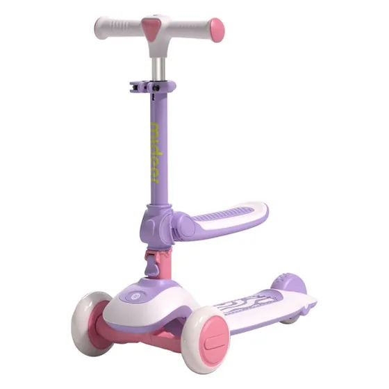2-in-1 Foldable Scooter - Galaxy Purple