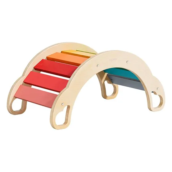 Rainbow Wooden Climber